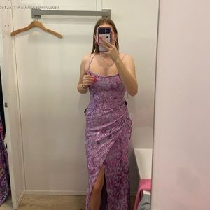 Windsor Sparkly purple prom dress